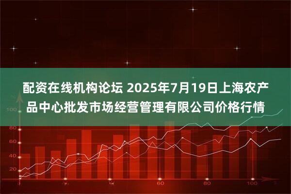 配资在线机构论坛 2025年7月19日上海农产品中心批发市场经营管理有限公司价格行情